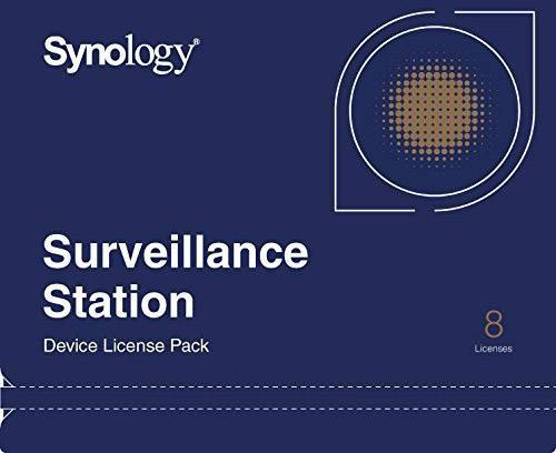 Licence de pack d'appareils Synology Surveillance Station, 8 licences. Contient les licences nécessaires pour étendre les stations de surveillance.