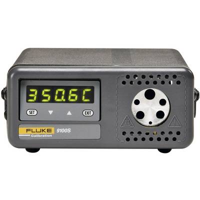 Un calibrateur Fluke 9100S affiche une température de 350,6 degrés Celsius sur son écran.