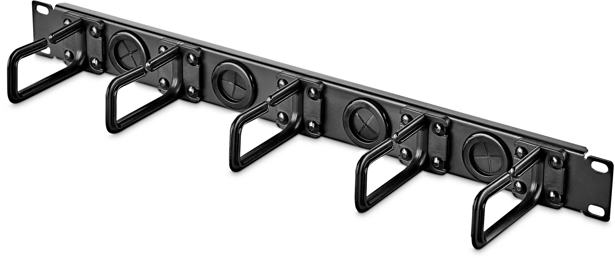 Renkforce RF-3525038 19 pouces Guide-câbles 1 UH étrier de guidage du câble mobile à 360° noir-2