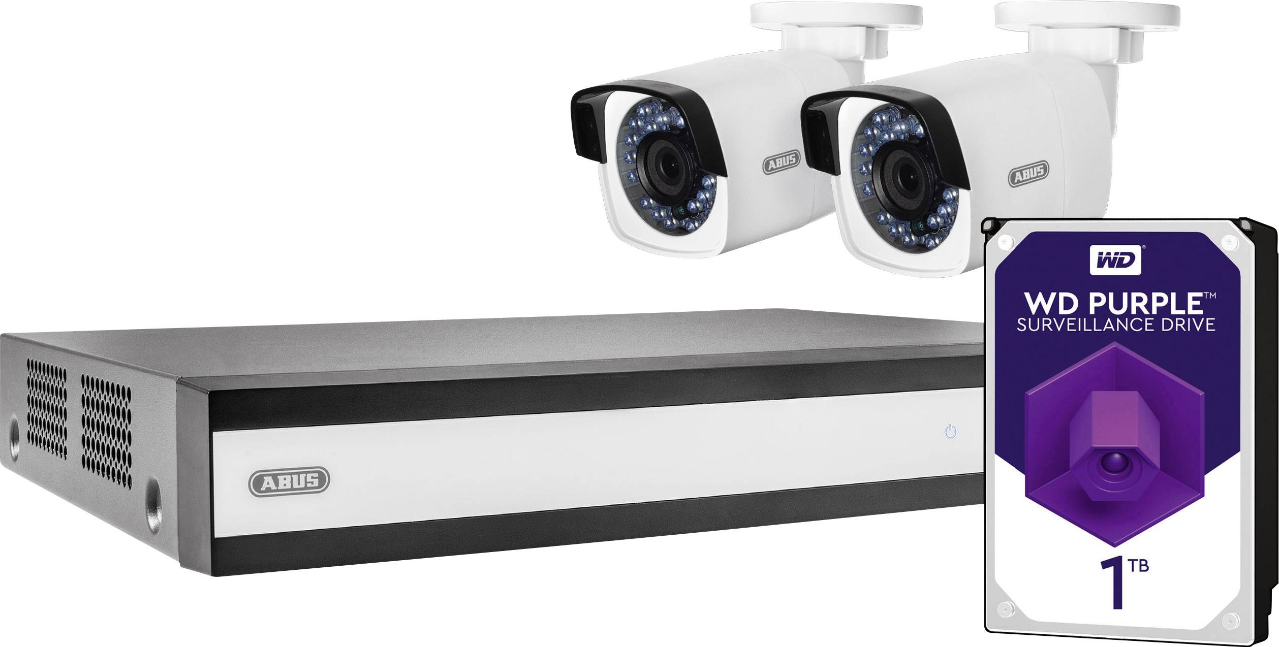 Jeu de caméras de surveillance ABUS TVVR36320T WiFi IP4