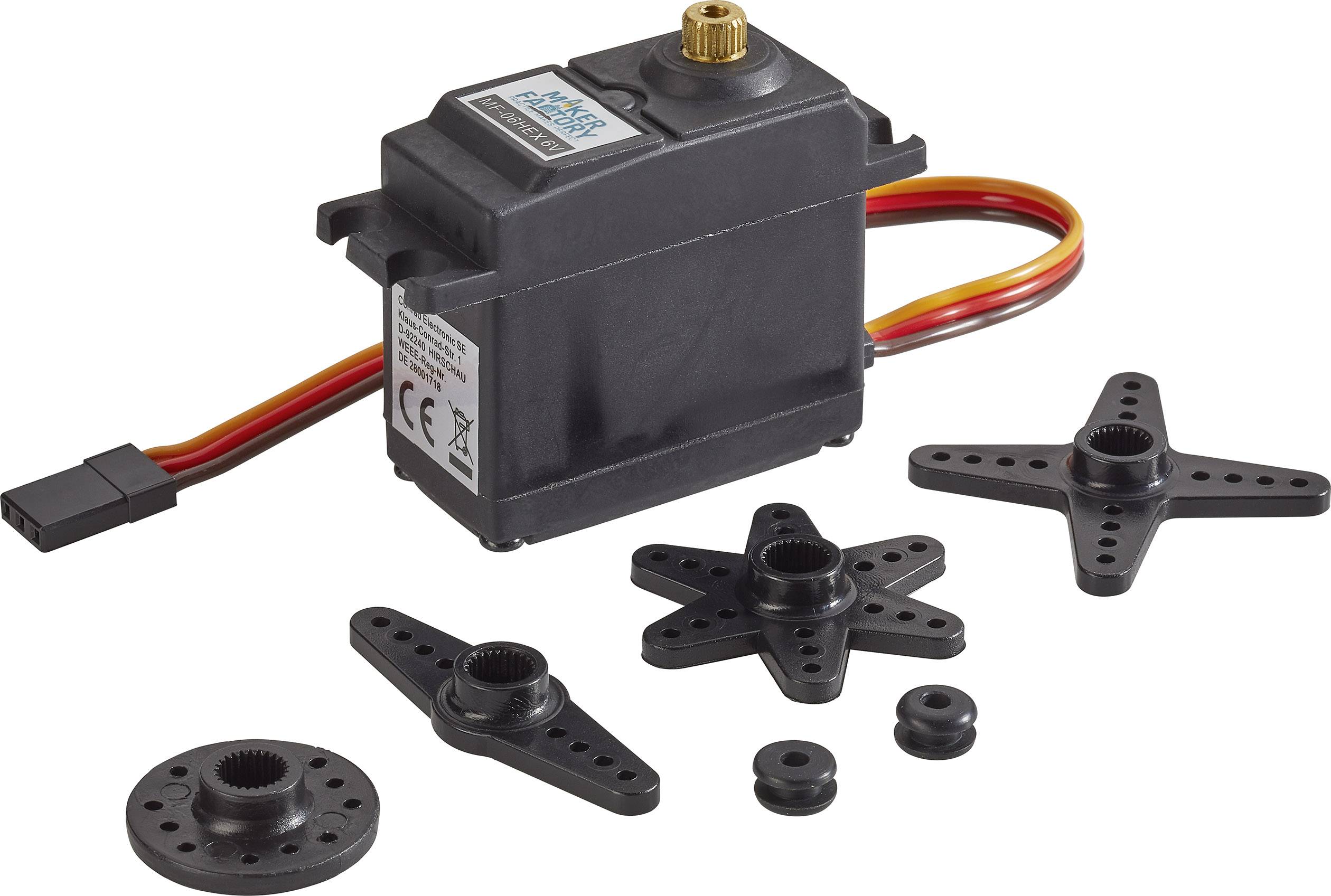 MAKERFACTORY Servo robot Servo MF06 S06NF STD Conrad.fr