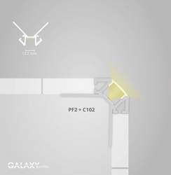 Profile Galaxy Profiles 8402011 Aluminium L X L X H 2500 X 30 X