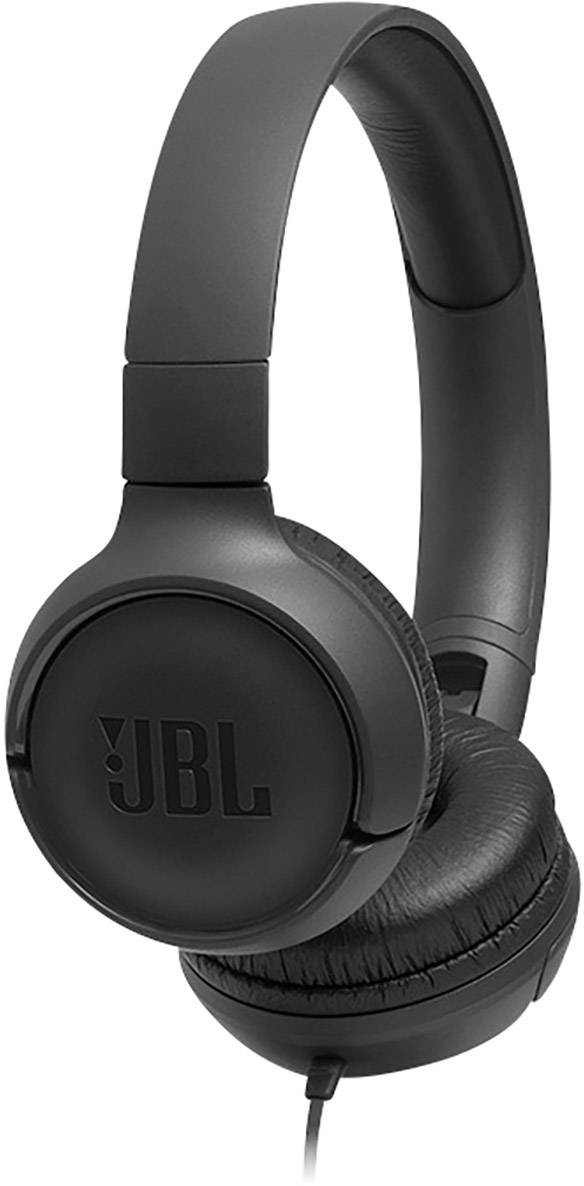 JBL Tune 500 Casque supra-auriculaire filaire Stereo noir pliable, micro-casque téléphone portable-0