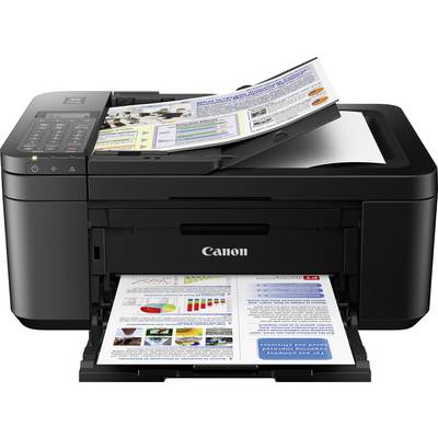 Imprimante multifonction à jet d'encre couleur Canon PIXMA TR4550 A4 imprimante, scanner, photocopieur, fax Wi-Fi, recto