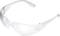 Lunettes de protection en plastique transparent, avec un design légèrement incurvé, offrant une protection oculaire pour les travaux artisanaux ou industriels.