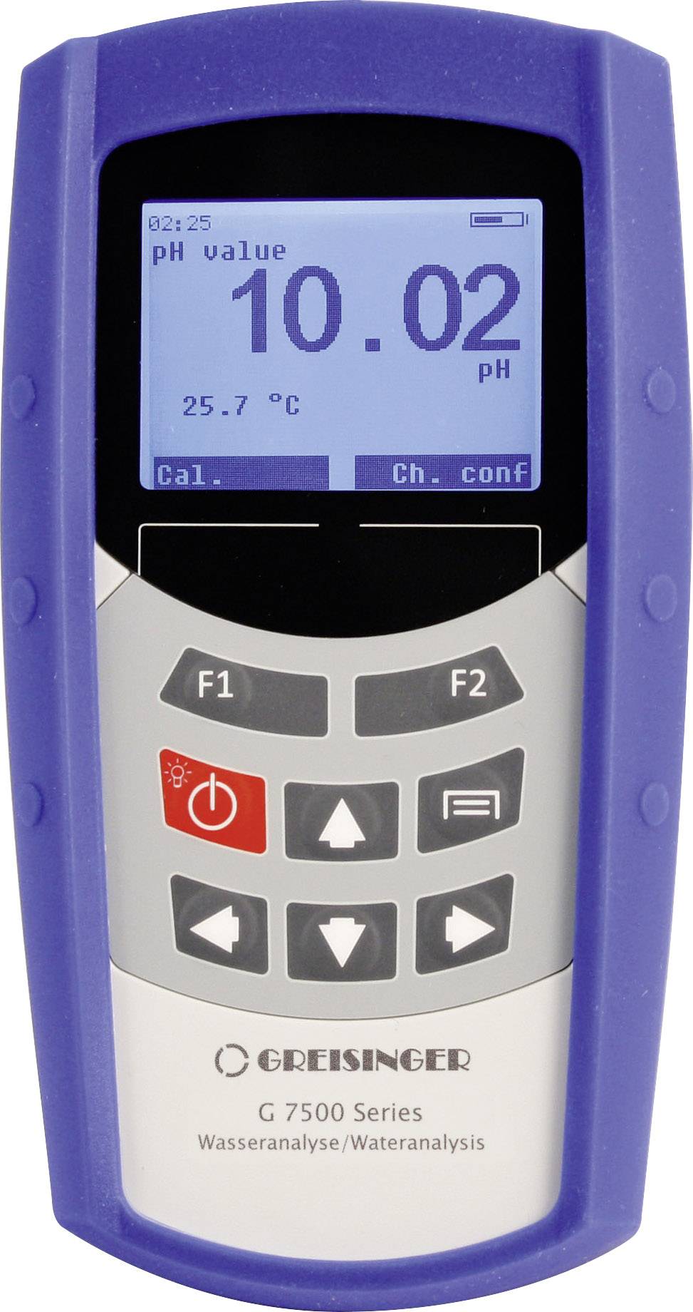 Greisinger G7500 Appareil de mesure combiné pH, Redox (ORP), température, saturation en oxygène, concentration en oxygèn