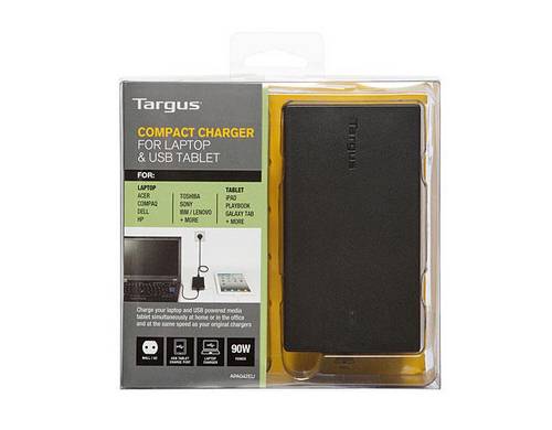 TARGUS Chargeur d ordinateur portable et tablette USB Universel 90 W - Noir