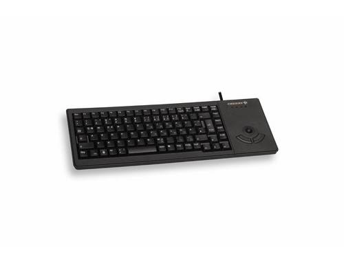 CHERRY G84-5400 USB Clavier suisse, Qwertz noir trackball intégré, port USB, boutons de souris-0