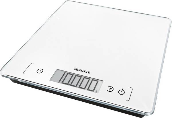 Balance De Cuisine électronique 10kg-1g Blanc Soehnle 0861505