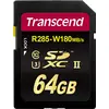 Transcend Transcend 700S - Flash-Speicherkarte - 64 GB Carte SDXC 64 GB Class 10, UHS-II, UHS-Class 3, v90 Video Speed Class