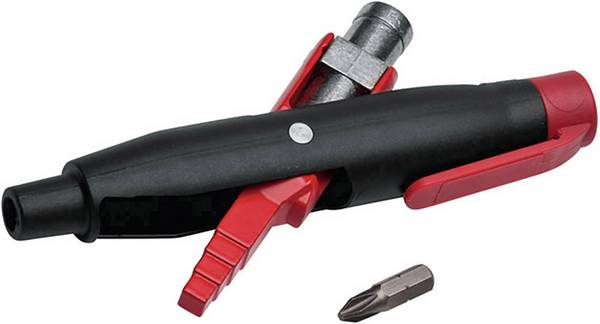 NWS 2005-5-SB Clé pour armoires électriques Clé pour armoires de distribution  Zinc moulé sous pression, plastique noir, rouge        1 pc(s)