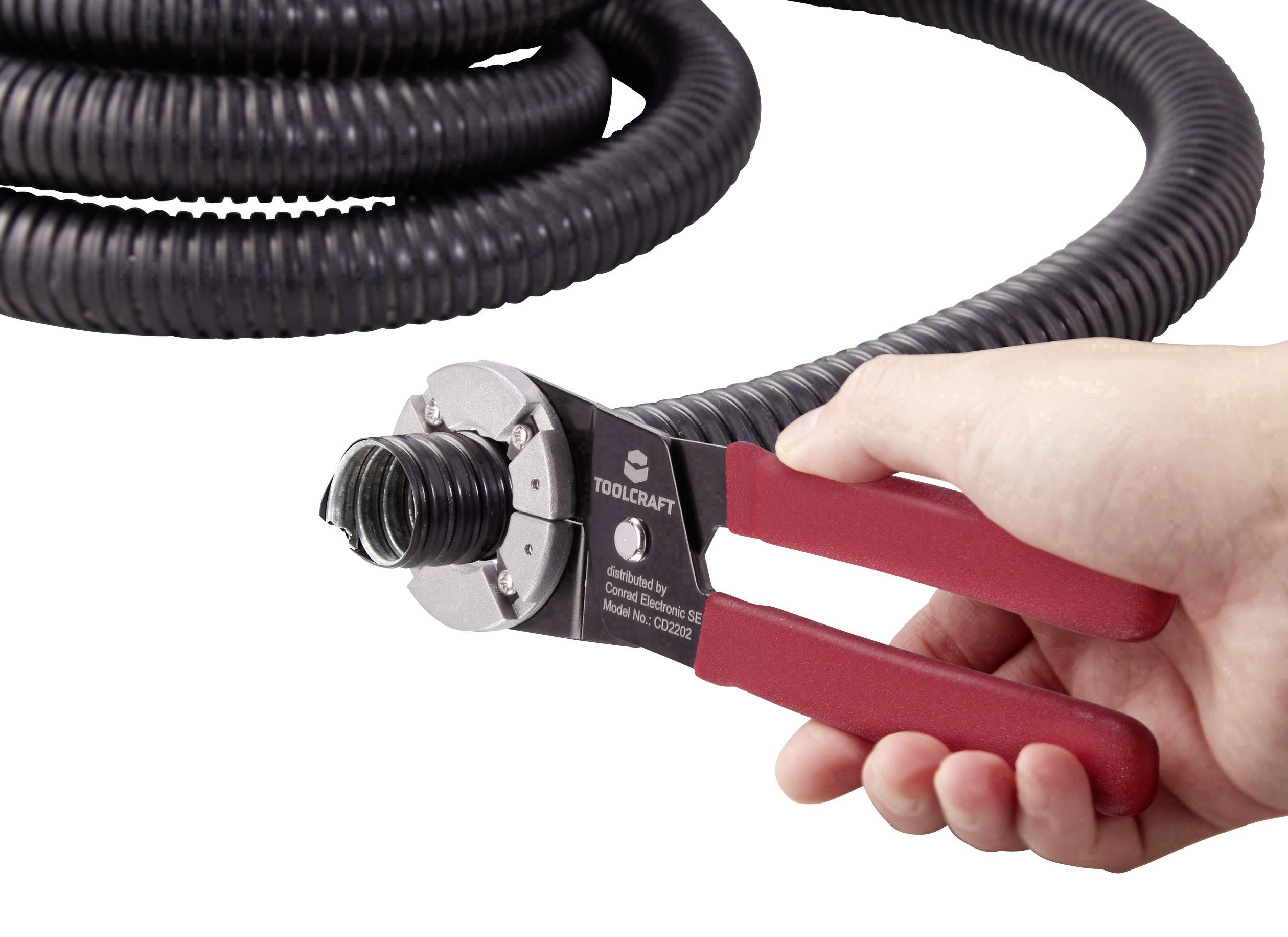 TOOLCRAFT TO-5343270 Coupe-tube Adapté pour (technique d'isolation) tubes en plastique, tuyaux 22 mm