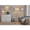 Paulmann Tessa 70923 Lampe de table LED E14 40 W crème, fer (brossé)