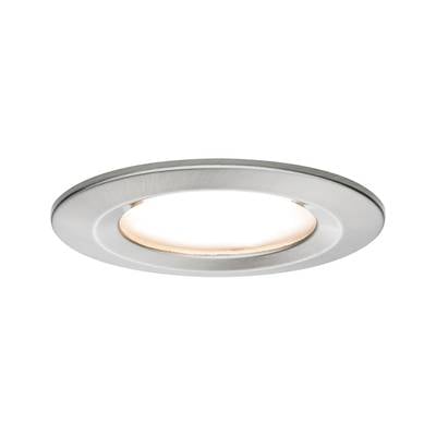 Un luminaire de plafond rond en argent avec des LED et un design moderne qui diffuse une lumière vive et blanc chaud. Idéal pour les espaces de vie ou les bureaux.