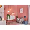 Paulmann Esben 79727 Lampe de table LED E27 20 W laiton antique (brossé), transparent