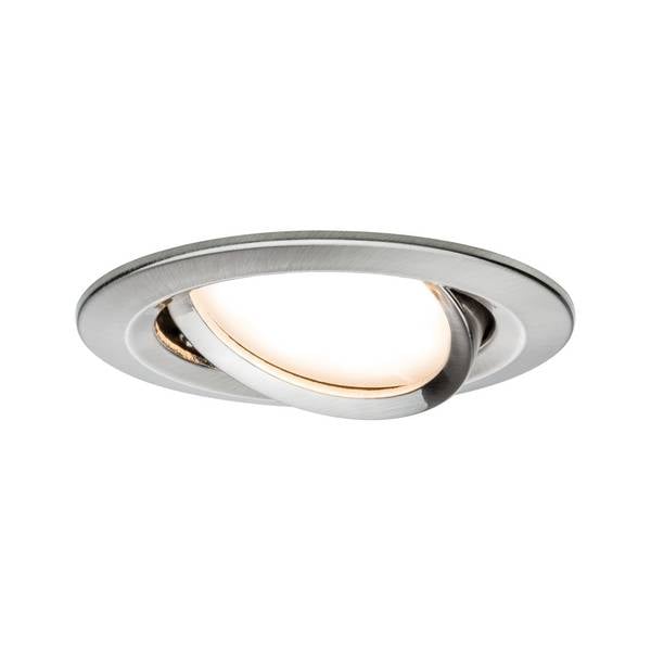 Paulmann 93482 Nova Spot encastrable   LED LED 6 W fer (brossé)