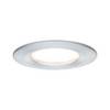 Paulmann Nova Spot encastrable pour salle de bains LED LED 6 W IP44 Aluminium (tourné)