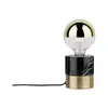 Paulmann Vala 79742 Lampe de table LED E27 20 W noir, marbre, laiton