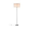 Paulmann Tessa 70922 Lampe sur pied LED E27 60 W crème, acier inoxydable (brossé)