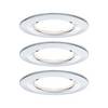 Paulmann Nova Spot encastrable pour salle de bains jeu de 3 LED LED 18 W IP44 chrome (brillant)
