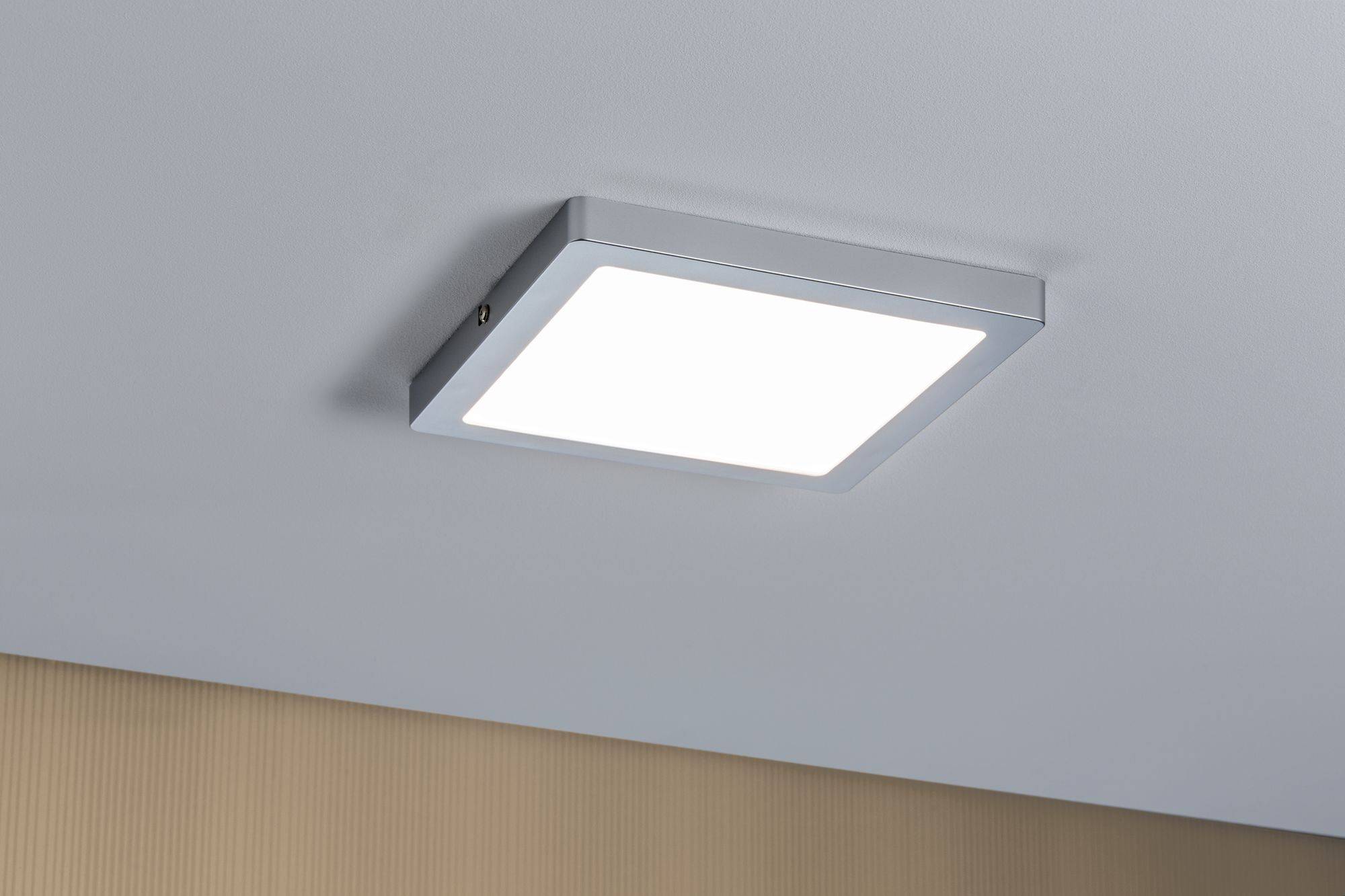 Panneau à LED chrome (mat) 1x LED intégrée Paulmann Atria 70935 16 W N/A 1 pc(s)