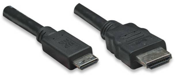 Câble de raccordement TECHly HDMI Fiche mâle HDMI-A 5.00 m noir ICOC-HDMI-B-050 Câble HDMI-10