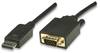 Câble de raccordement TECHly DisplayPort / VGA Connecteur RJ45 3.00 m noir ICOC-DSP-V-030 blindé Câble DisplayPort