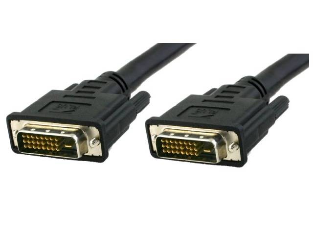 Câble de raccordement TECHly DVI Connecteur RJ45 3.00 m noir ICOC-DVI-8130 blindé Câble DVI