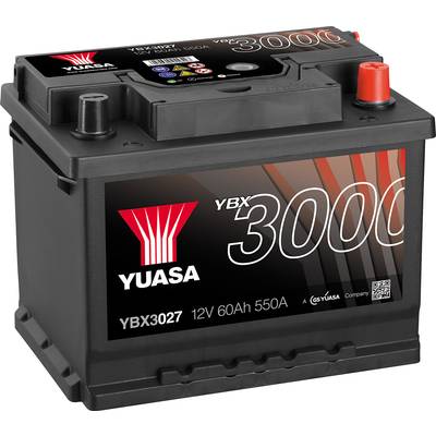 Yuasa SMF YBX3027 Batterie de voiture  60 Ah  T1 Disposition des cellules 0