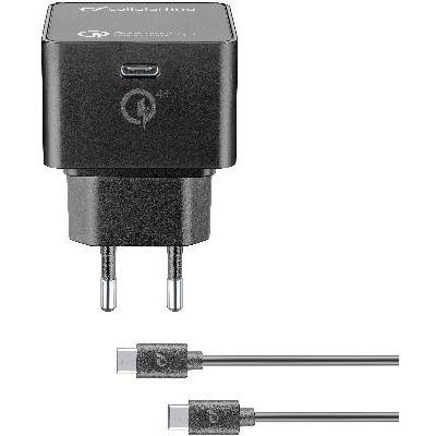 Cellularline Power-Kit PD 30W Chargeur USB 30 W pour prise murale Courant de sortie (max.) 3000 mA Nbr. de sorties: 1 x 