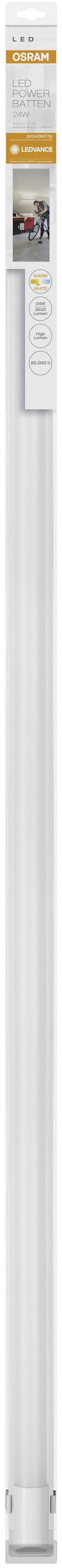 Une barre blanche verticale avec un capuchon orange en haut et un petit écran près de son extrémité supérieure.