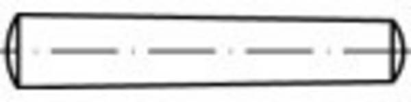TOOLCRAFT  TO-5357364 Goupille conique  10 mm acier inoxydable A1 1 pc(s)