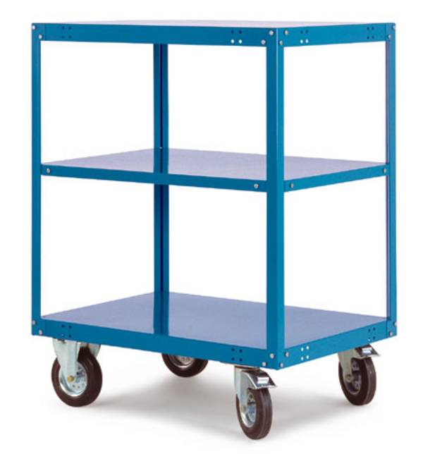 Manuflex    TT4063.7016    Rayonnage mobile  avec système de blocage  acier  revêtement par poudre  Charge max: 500 kg  anthracite