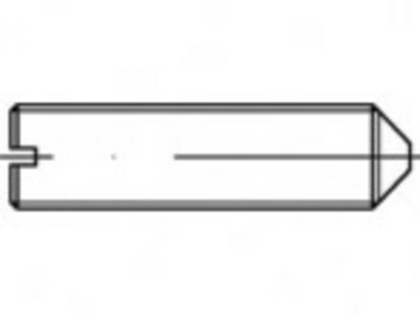 TOOLCRAFT  TO-5378307 Vis sans tête M6 6 mm acier inoxydable A4 25 pc(s)