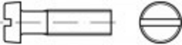 TOOLCRAFT  TO-5381154 Vis cylindrique M2 18 mm plat DIN 84   acier étamé par galvanisation 200 pc(s)