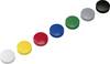 Maul Aimant MAULsolid (Ø x H) 38 mm x 15.5 mm rond jaune, rouge, bleu, blanc, vert, gris, noir 10 pc(s) 6163999