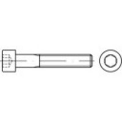 Vis à tête cylindrique à six pans creux. L'illustration montre un dessin technique d'une vis de profil et de dessus.