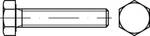ASME B 18.2.1 Grade 5 (~8.8), galvanisées UNC, Hex cap Vollgew fouiller vis à six pans creux avec filetage UNC, dimensions : 5/8 x 1 1/4