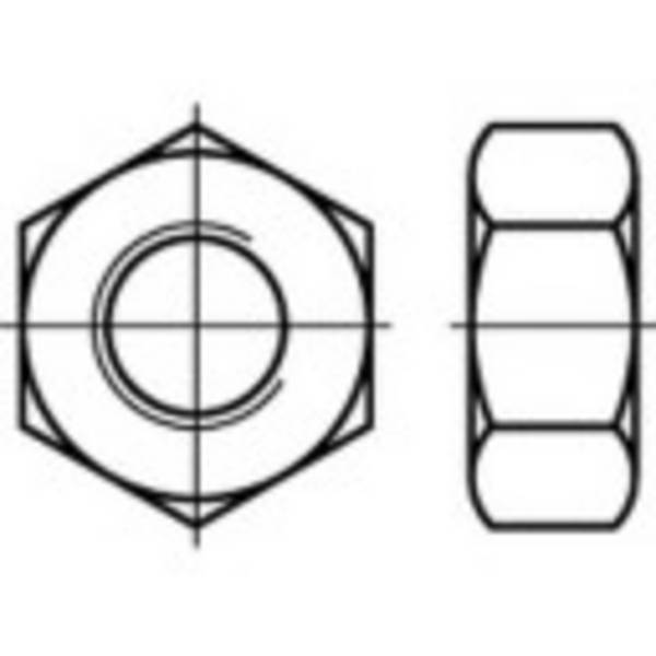 TOOLCRAFT  TO-5448222 Écrou hexagonal M8   DIN 555     100 pc(s)