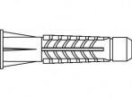 TOOLCRAFT TO-5455077 Cheville 28 mm 100 pc(s)