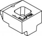 Article 82002 GTW 40 B-L galvanisé à chaud LINDAPTER-bornes B-L avec revêtement lisse, longueur de la came, dimensions : hauteur LM 10 / 7,0**