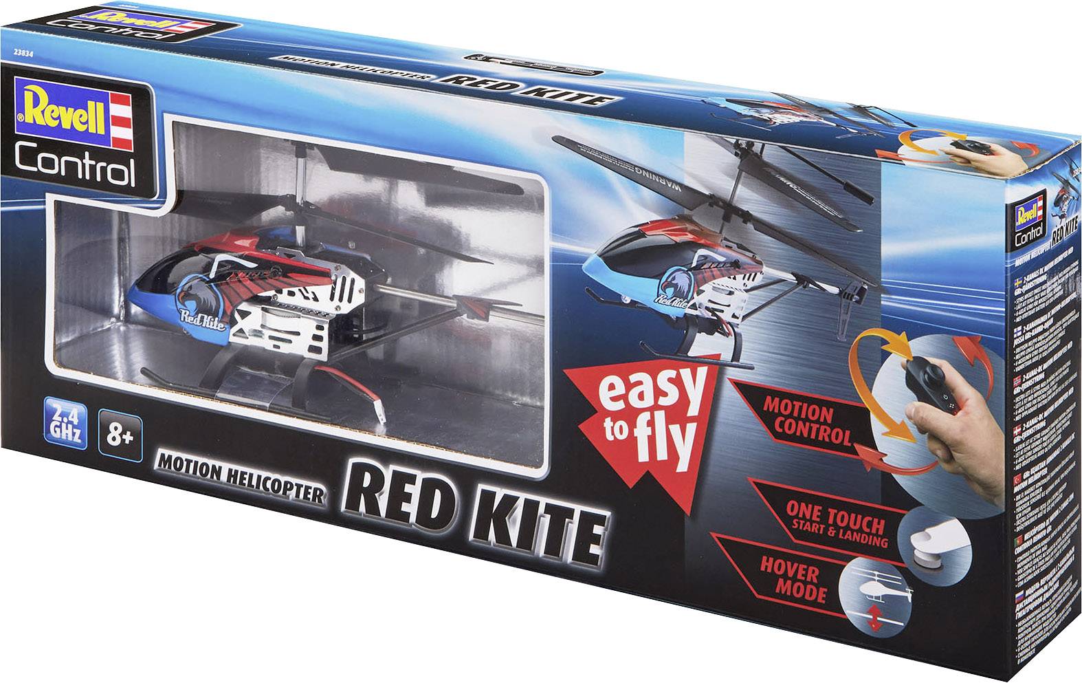 Hélicoptère Télécommandé Revell Control - 2,4 GHz - 26 Cm - Lumineux - Gyroscope - Recharge USB