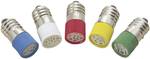 Voyant de signalisation LED Culot: E10 blanc 220 V/DC, 220 V/AC 1.2 lm