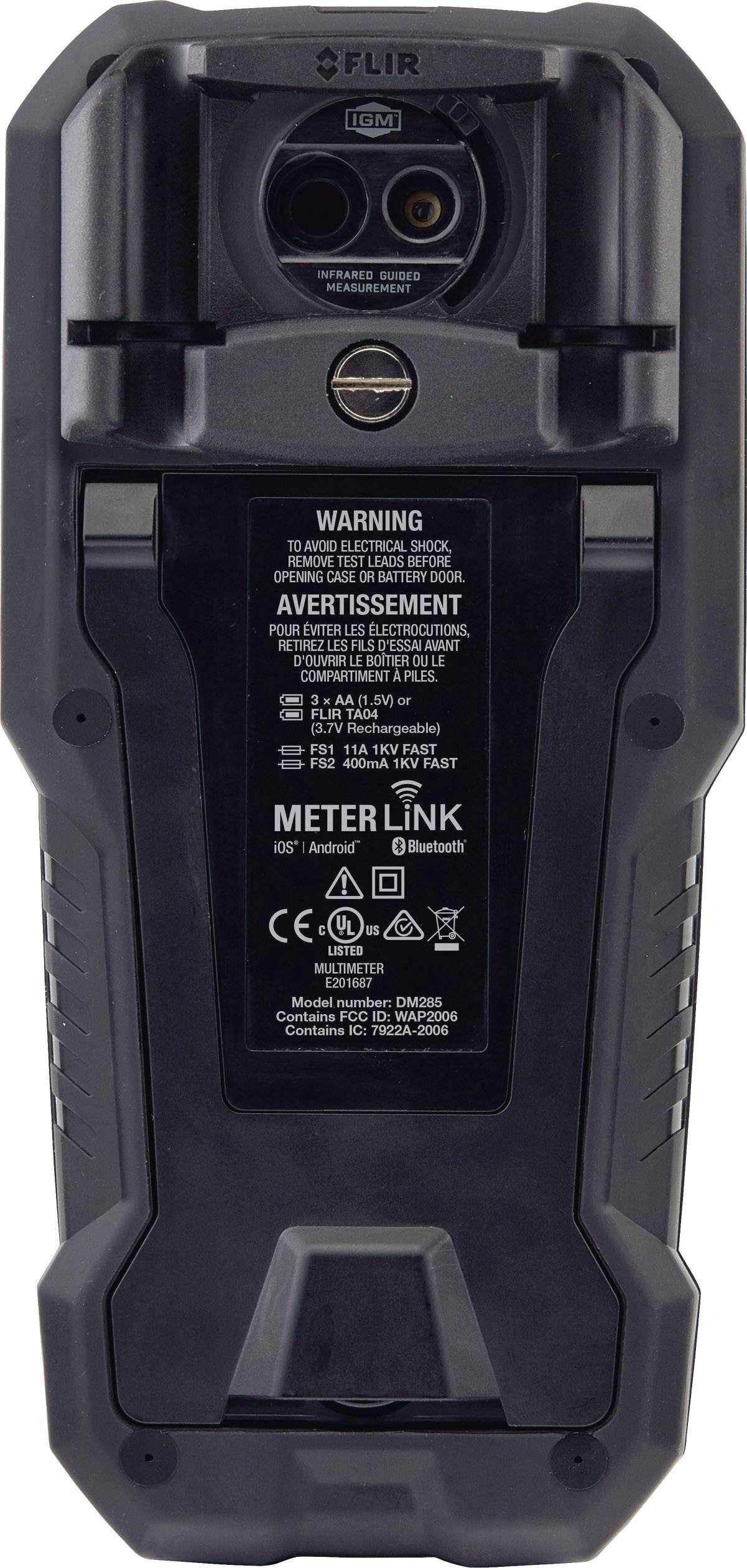 FLIR DM285 Multimètre numérique écran graphique, caméra thermique intégrée CAT III 1000 V, CAT IV 600 V-1