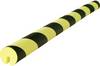 VISO PU 208 NJ Profilé de protection avec encoche noir, jaune (Ø x L) 40 mm x 750 mm