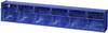 Allit 464440 Casier à tiroirs basculants VarioPlus ProFlip 6 empilable (L x l x H) 600 x 600 x 115 mm bleu, transparent 1 pc(s)
