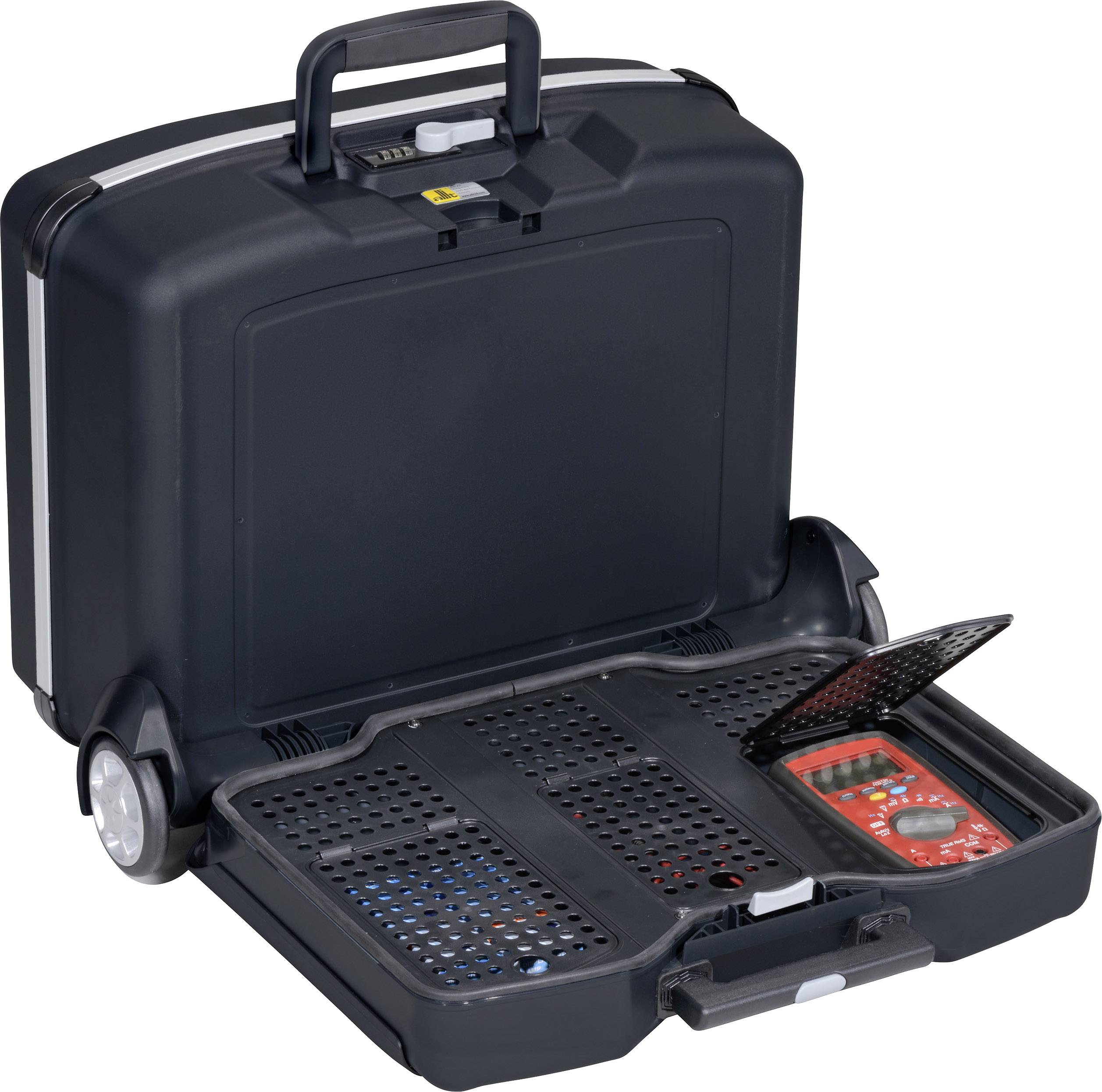 Allit ProServe Trolleybox 270 457980 Jeu de roulettes pour valise à outils-1