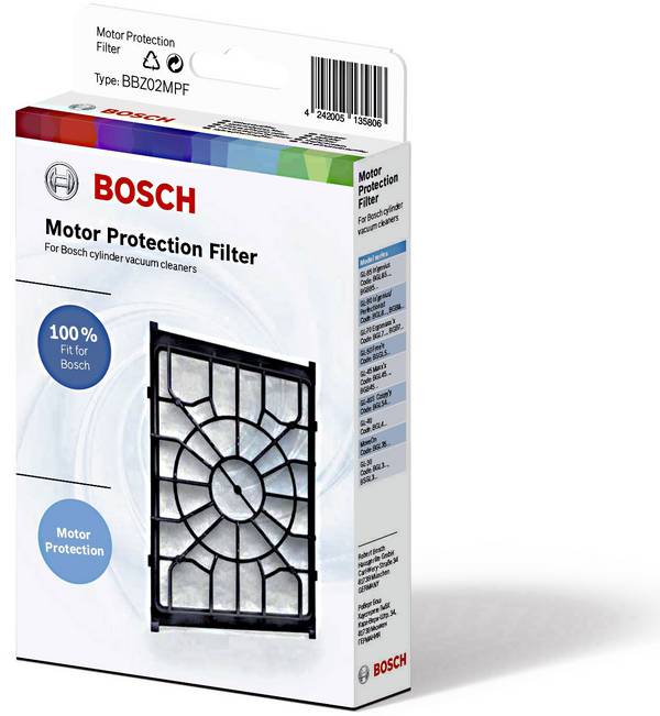Bosch Haushalt BBZ02MPF BBZ02MPF Filtre de protection moteur