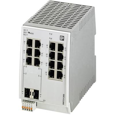 Commutateur Ethernet industriel Phoenix Contact FL SWITCH 2214-2SFX PN 1044030    1 pc(s)