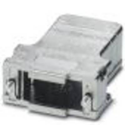 Un connecteur argenté de forme rectangulaire. Adapté aux applications industrielles.